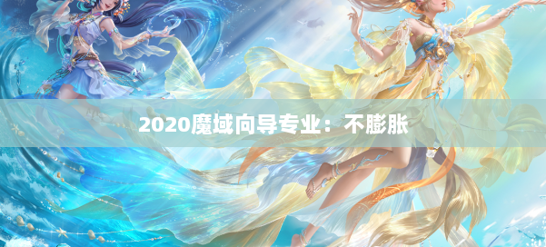 2020魔域向导专业：不膨胀